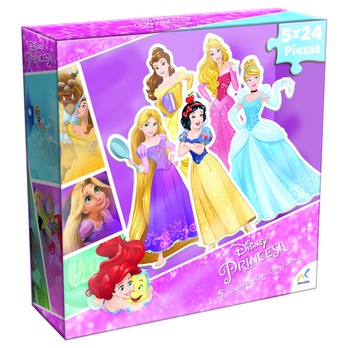 5 ROMPECABEZAS CON FORMA PRINCESAS Juguetron 5 ROMPECABEZAS CON FORMA PRINCESAS Juguetron